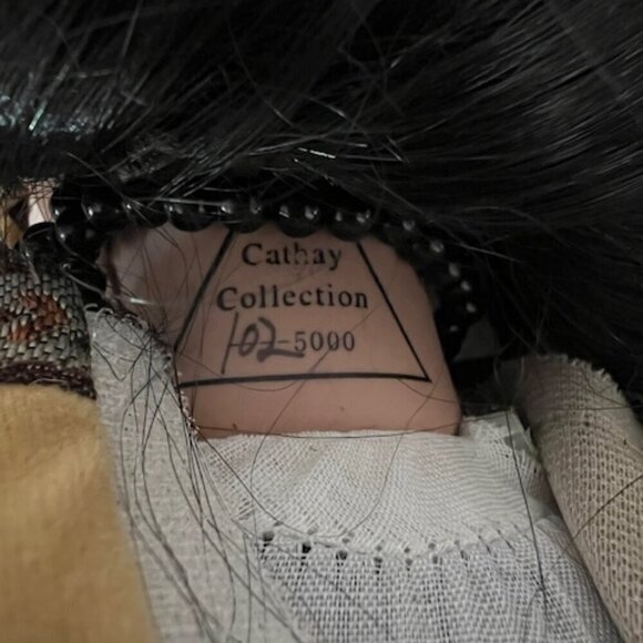 Cathay Collection Porcelain Native American Girl 16" Doll 102-5000 - Picture 5 of 7